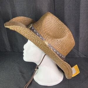 NWT Goldcoast Sun Hat Cowboy Style Brown One Size